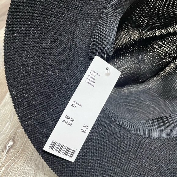 Urban Outfitters Faye Panama hat, black. - Picture 4 of 5